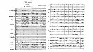 Bizet LArlésienne Suite No 1 and No 2 with Score [upl. by Necaj]