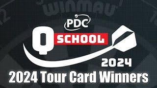 PDC Tour Card Winners 2024 [upl. by Ynez562]