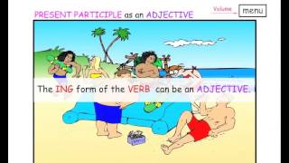 Learn PRESENT PARTICIPLES VERBALS  Easy English Grammar [upl. by Nit]