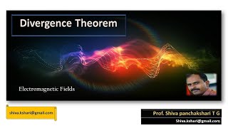 Gausss Divergence theorem  Shiva Panchakshari  Electromagnetics Field Theory [upl. by Heilman801]