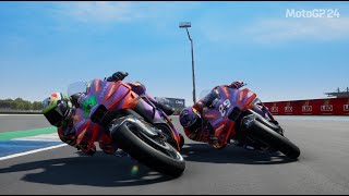 FRANCO MORBIDELLI VS JORGE MARTIN  MOTOGP THAILAND  MOTOGP 24 GAMEPLAY REPLAY [upl. by Evyn]