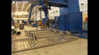 Motoman robots welding very large assemblies [upl. by Paris]