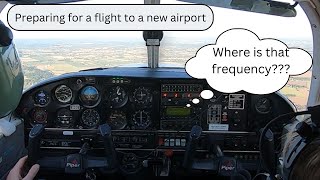 Flight to a new Airport  How do you prepare for a new flight  Private Pilot [upl. by Prochora]