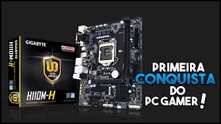 UNBOXING PLACA MÃE GIGABYTE GAH110MH  EM BUSCA DO PCGAMER 1 [upl. by Rome954]