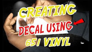 Creating Decal Using Oracal 651 Vinyl Heat Transfer Warehouse [upl. by Sethrida491]