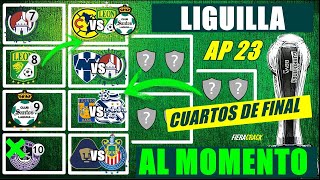 ✅🔥 LIGUILLA al MOMENTO ✅ RESULTADOS PLAY IN ✅ Partidos de CUARTOS de FINAL APERTURA 2023 Liga MX [upl. by Oinotnanauj558]