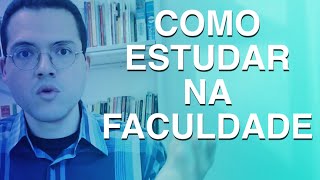 Como estudar na faculdade  Professor Piccini Responde [upl. by Roderigo]