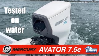 Electric Outboard  Mercury Avator 75e on the water [upl. by Attolrahc]