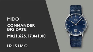 MIDO COMMANDER BIG DATE M0216261704100  IRISIMO [upl. by Yllil]