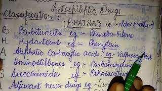 Mnemonics for Anti epileptics drugs Classification [upl. by Eimas]