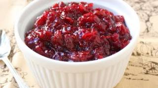 Tangerine Cherry Cranberry Sauce Recipe  Holiday Cranberry Sauce [upl. by Hairas965]