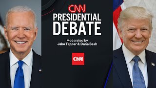 CNN Presidential Debate President Joe Biden and former President Donald Trump [upl. by Anertac678]