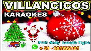 KARAOKE  VILLANCICO  ADESTE FIDELES [upl. by Ailaham]