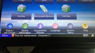 Time for maintenance RESET KYOCERA TaskAlfa 3501i 5550ci 3500i 4500i 4501i 5500i 5501i [upl. by Fowkes]