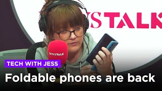 Foldable phones are back  Tech with Jess [upl. by Rehpinej333]