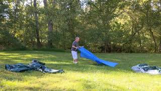 Cabelas Alaskan Guide Model Geodesic 4Person Tent High Speed How To Erect Video [upl. by Oskar]