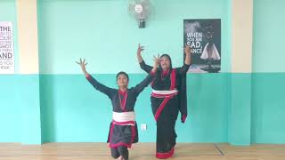 Dance tutorial newa dance sirsaya hegupart 2 [upl. by Eilegna714]