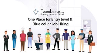 Teamleasecom  One Place for Entry level amp Blue collar Job Hiring  Pick your Job Today [upl. by Litton593]