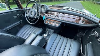 1971 MercedesBenz 280SE 35 One Family Owned  Drive Video 7623 [upl. by Aliuqa]