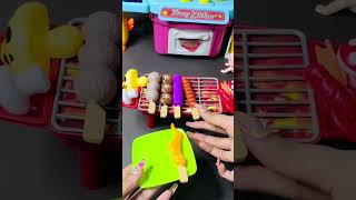 BBQ Kitchen Cooking Toys Collection ASMR [upl. by Repsaj]