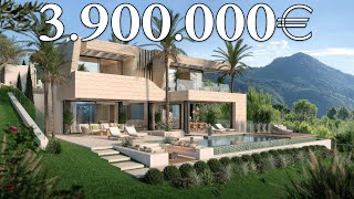 NEW Amazing SEA Views Villa GATED Community【3900000€】Montemayor Marbella [upl. by Ynnavoeg]