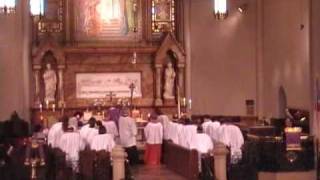 Quinquagesima 2010  St Johns Detroit  Recessional Hymn  Hyfrydol [upl. by Anielram627]