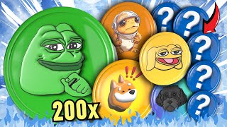 Top 10 BEST Meme Coins To Make Millions This Bull Run [upl. by Martijn]