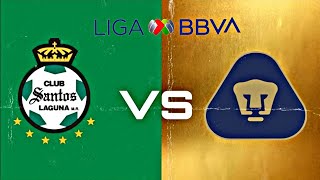 SANTOS VS PUMAS LIGA MX J2 [upl. by Hendry102]