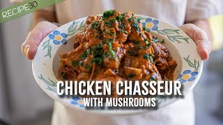 Creamy Chicken Chasseur with Mushrooms [upl. by Rillings76]