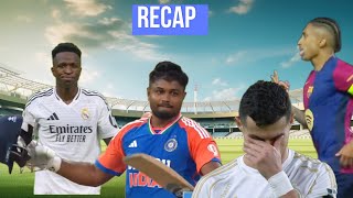 Recap of Laliga  English Premiere League Indian Cricket Team October to November Live [upl. by Netsirhk748]