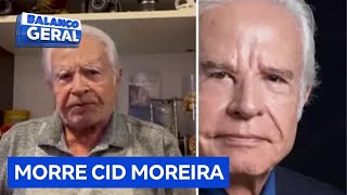 Cid Moreira pediu para ser sepultado ao lado da filha no interior paulista [upl. by Dnalwor]