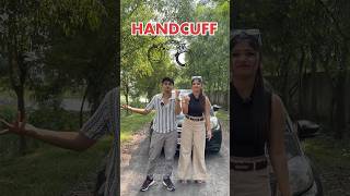 24H Handcuffs challenge 🤪with gungun [upl. by Euqinorev599]