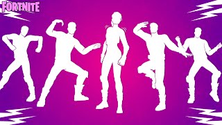 Top 30 Legendary Fortnite Dances With The Best Music [upl. by Lyckman]