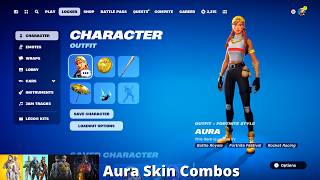 Aura Skin Combos Fortnite Battle Royale [upl. by Sheelah15]