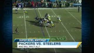 Packers vs Steelers Super Bowl Matchup 1242011 [upl. by Ludwigg]