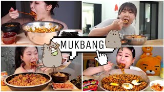 BIBIMBAP MUKBANGcompilationEATING SOUNDS ASMR NO TALKING [upl. by Burnard]