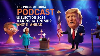 US Election 2024 Harris or Trump Whos ahead podcast trump kamalaharris [upl. by Laira]