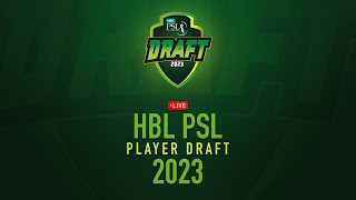 Live  HBL PSL Player Draft 2023  HBLPSLDRAFT HBLPSL8 [upl. by Aynwat652]