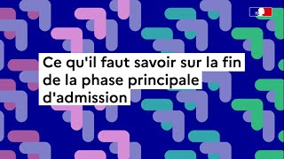 Parcoursup 2024  Ce qu’il faut savoir sur la fin de la phase d’admission principale [upl. by Gerianne]