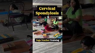 Cervical Spondylosis  Neck Pain Frozen Shoulder  Therapy  Teacher Training yogatute [upl. by Velma]