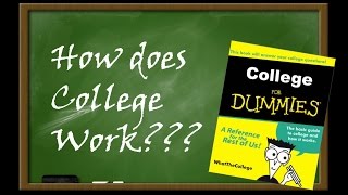 How Does College Work [upl. by Hsetim43]