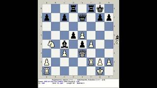 Papaioannou Ioannis vs Hadzimanolis Antonios  Greece Chess U20 27th 1995 [upl. by Pussej]