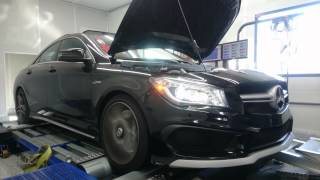 CLA45 AMG ECU Tune  Dyno Tested [upl. by Arymas236]