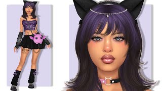 Asha  Sims 4 CAS  CC Folder amp Sims Download [upl. by Thenna]