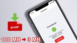 How To Compress PDF Size With Same Quality On iPhone amp iPad [upl. by Rammaj]