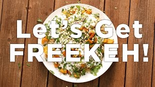 Lets get FREEKEH Freekeh Pilaf with Sweet Potatoes [upl. by Cnahc]