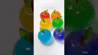 🌈사과 말랑이 만들기🍎Apple Squishy DIY with Nano Tape 실리콘테이프 [upl. by Inttirb543]