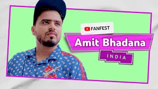 Amit Bhadana  YouTube FanFest India 2020 [upl. by Edrahc]