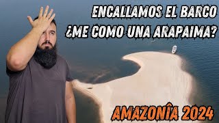 🟢ENCALLAMOS un BARCO en MEDIO del RIO AMAZONAS NADAMOS en el RIO MAS GRANDE del MUNDOAmazonîa 2024 [upl. by Anirec]