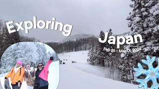 Exploring Japan  Snow Sakura amp Everything in Between [upl. by Refynnej505]